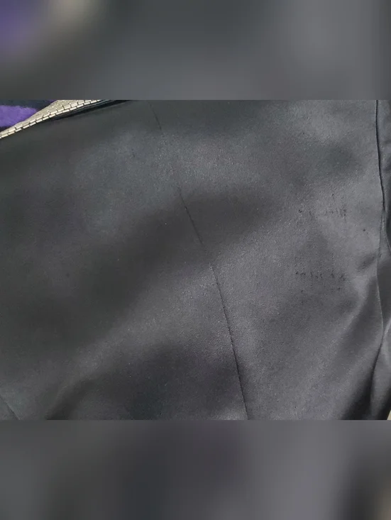 Alice + Olivia eve emblishment beaded Norch collar satin blazers Size 0 With Def - Picture 15 of 16